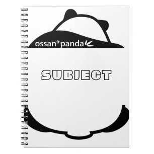 ossan*panda bear  notebook