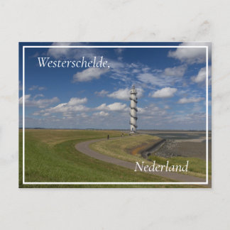 Ossenisse Radar Tower, Zeeland, Netherlands Postcard