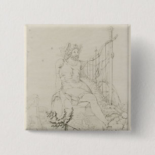 Ossian, 1804-5 15 cm square badge