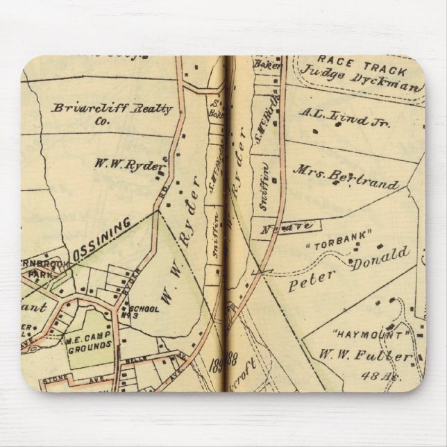 Ossining, New York Mouse Mat (Front)