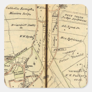 Ossining, New York Square Sticker