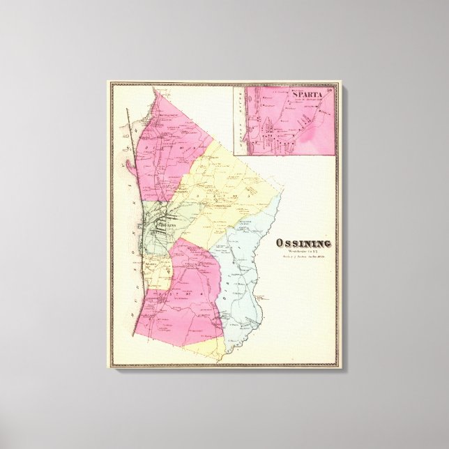 Ossining, Sparta Canvas Print (Front)