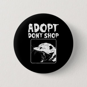 Ossum Adopt Dont Shop Ssum Street Cat Pet Women Me 6 Cm Round Badge