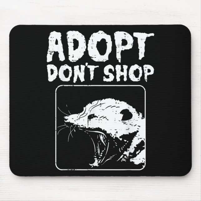 Ossum Adopt Dont Shop Ssum Street Cat Pet Women Me Mouse Mat (Front)