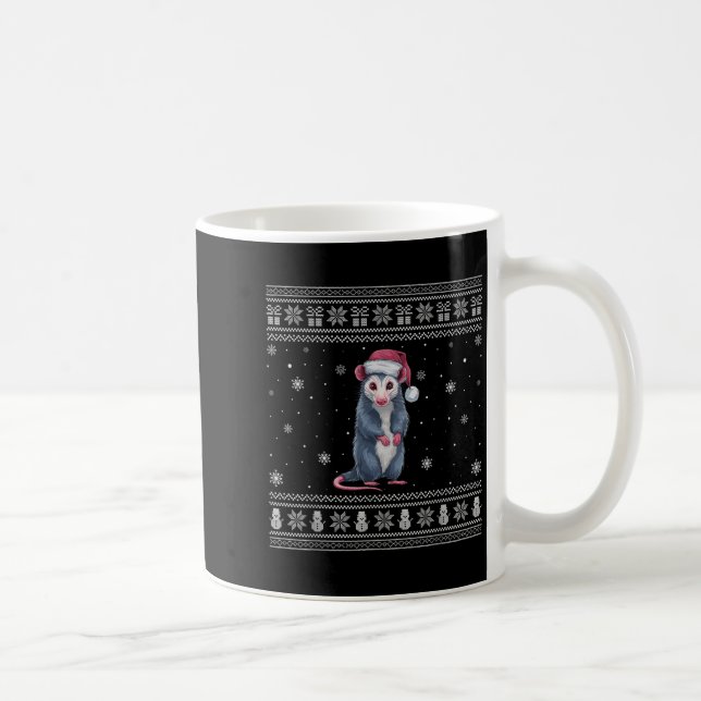 Ossum Lovers Men Women Santa Ugly Xmas Sweater  Coffee Mug (Right)