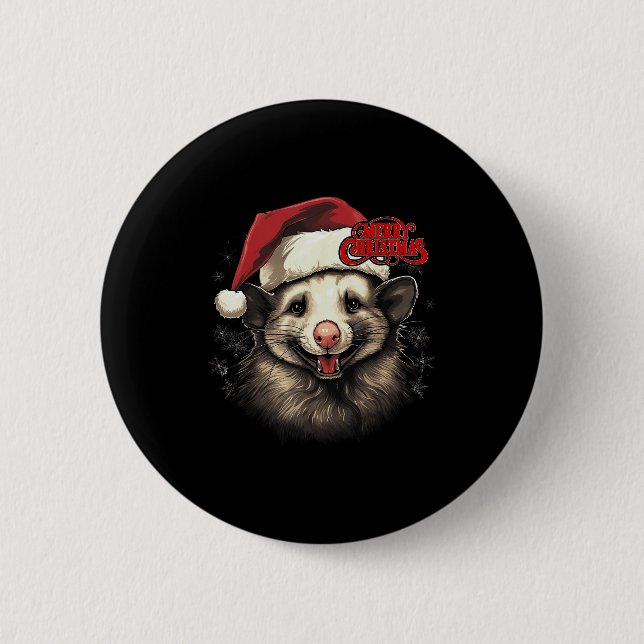 Ossum Ssum Funny Merry Christmas Santa Matching Fa 6 Cm Round Badge (Front)