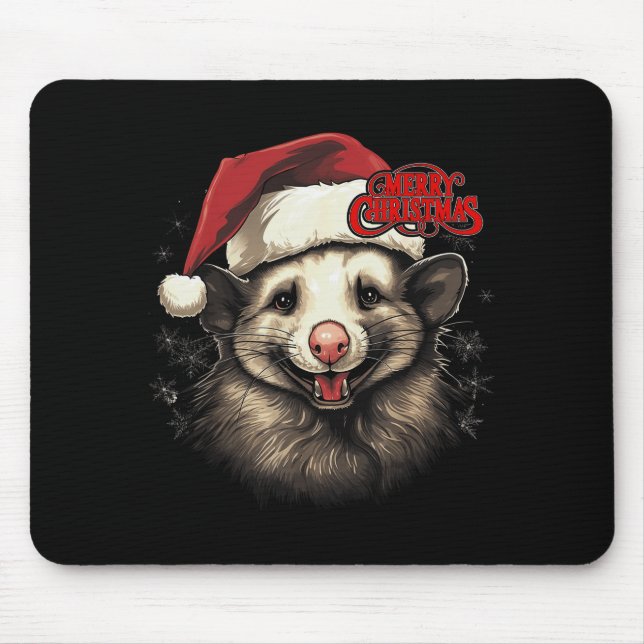 Ossum Ssum Funny Merry Christmas Santa Matching Fa Mouse Mat (Front)
