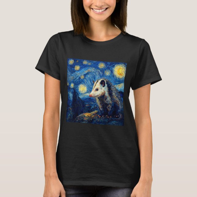 Ossum Ssum Van Gogh Starry Night  T-Shirt (Front)