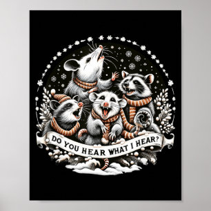 Ossum Xmas Christmas, Ssum Do You Hear What I Hear Poster