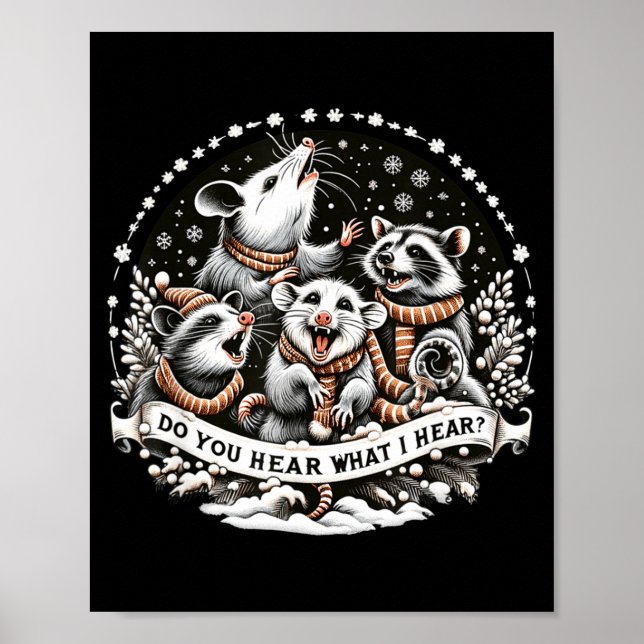 Ossum Xmas Christmas, Ssum Do You Hear What I Hear Poster (Front)