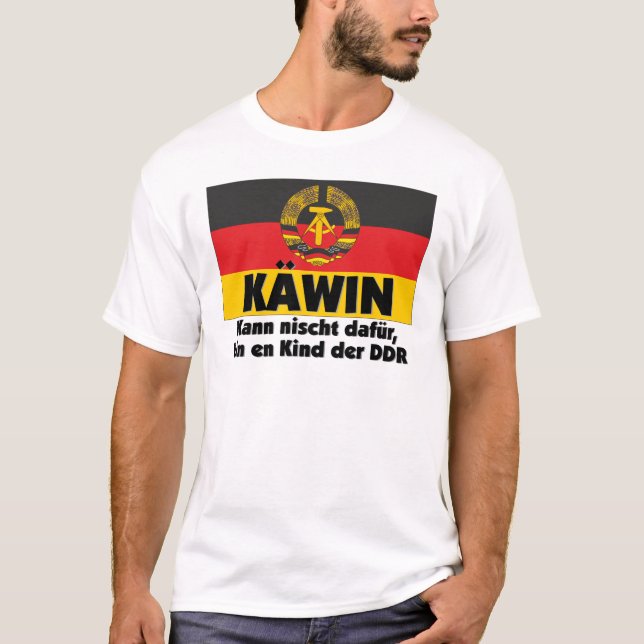 Ostalgie Käwin A child of GDR. Germany T-Shirt (Front)