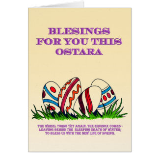 Ostara Blessings for you: Card