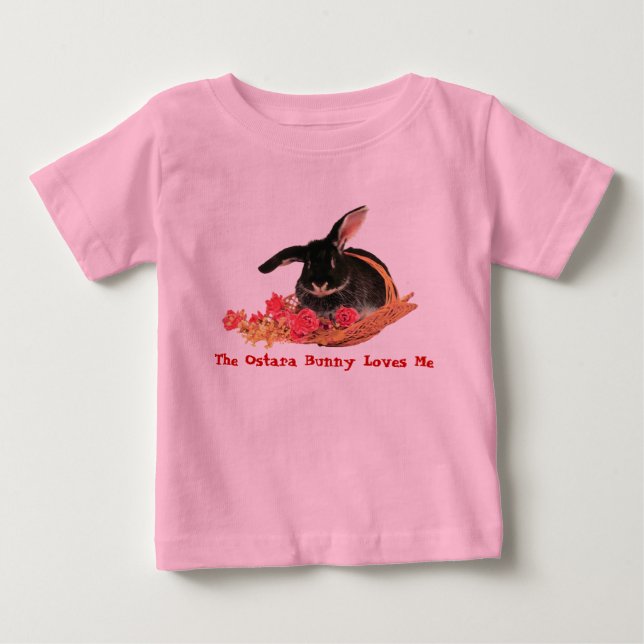 Ostara Bunny Baby Tee (Front)