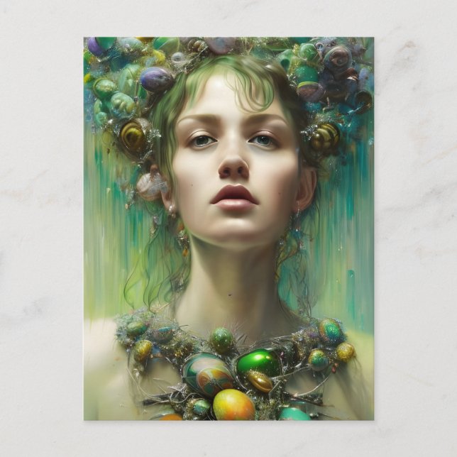 Ostara Goddess Postcard (Front)