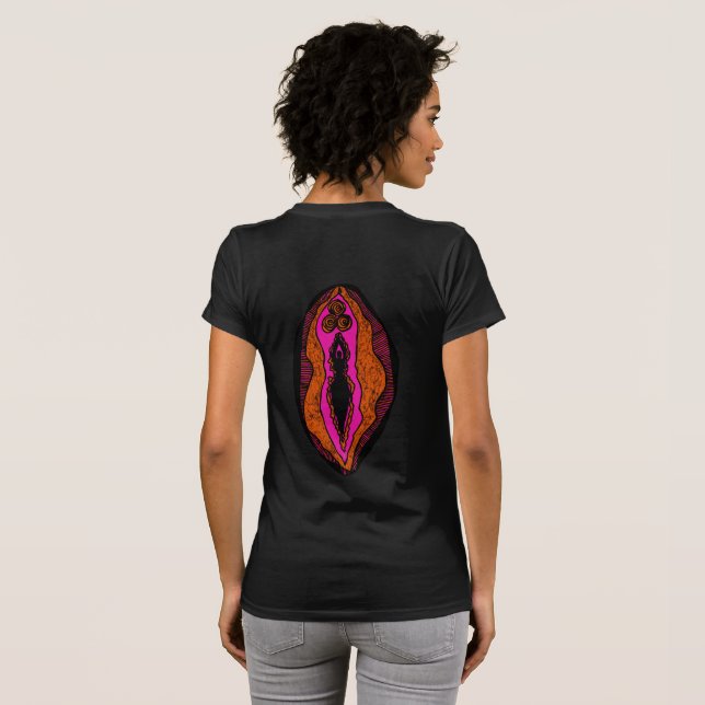 Ostara Goddess Yoni T-Shirt (Back Full)