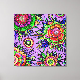 OSTARA: Mystic Violet- Maximalist Gallery Canvas Print