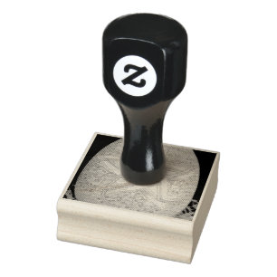 Ostara pentagram egg rubber stamp