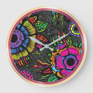 OSTARA: Primal Surge- Deluxe Maximalist Wall Clock