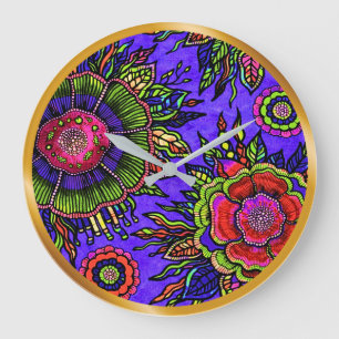 OSTARA: Radiant Luminous- Maximalist Wall Clock