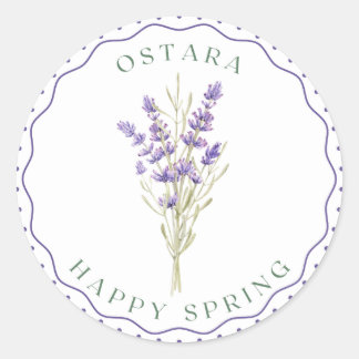 Ostara, Spring Equinox, classic round sticker