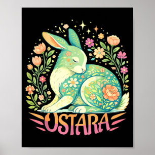 Ostara wicca wiccan happy easter eostre ostara poster