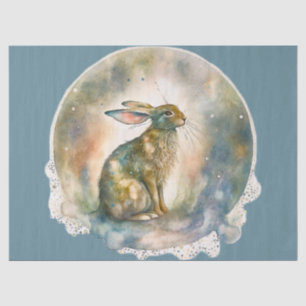 Ostara Wiccan Magical Hare Decoupage Tissue Paper