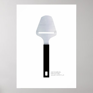 Ostehøvel, Osthyvel, Juustohöylä aka Cheese slicer Poster
