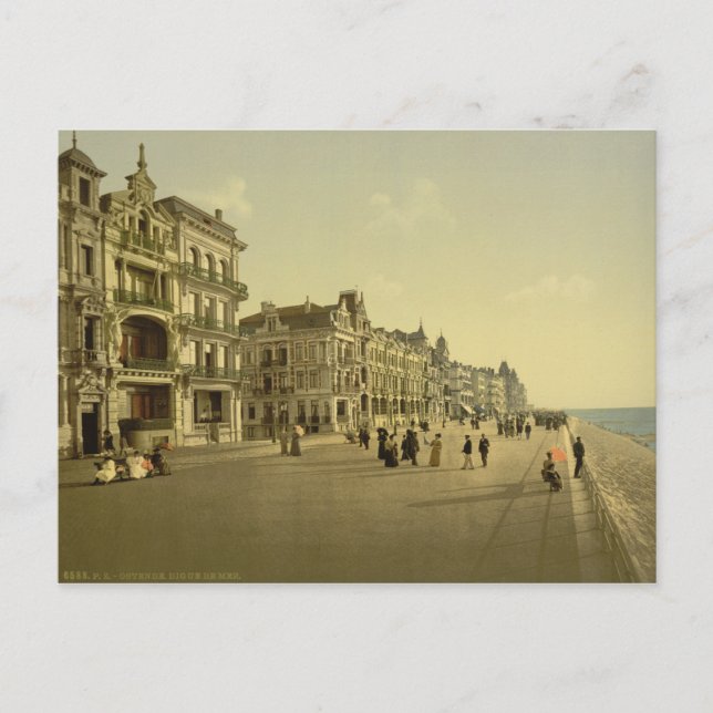 Ostend - The Embankment Postcard (Front)