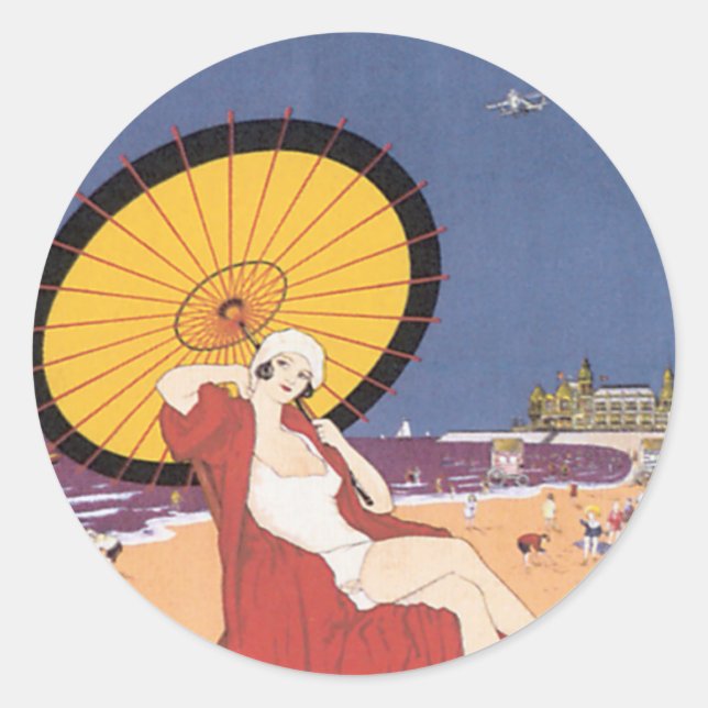 Ostende - Belgique Classic Round Sticker (Front)