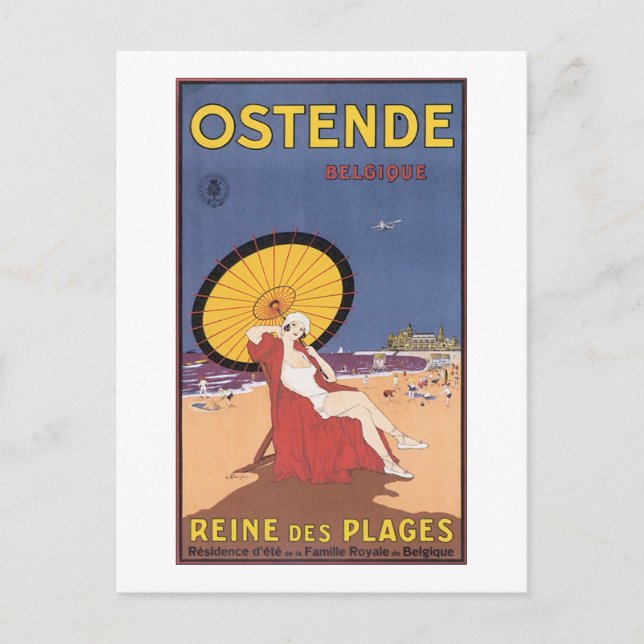 Ostende Belgique Postcard (Front)
