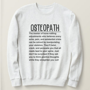Osteopath sweatshirt