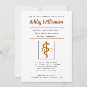 Osteopathic Doctor Graduation Announcement