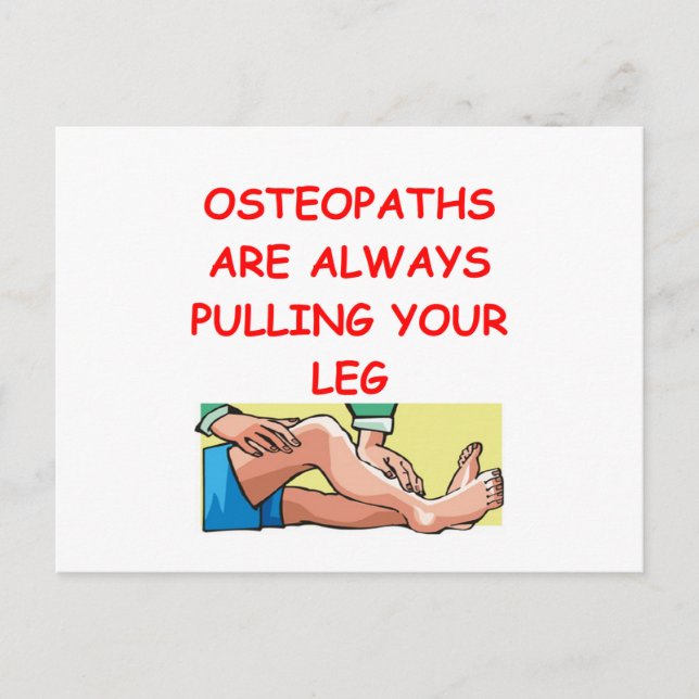 osteopaths postcard (Front)