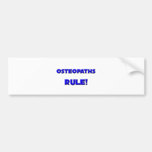 Osteopaths Rule! Bumper Sticker