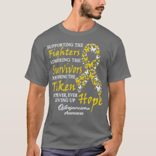 Osteosarcoma Awareness Supporting The Fighters But T-Shirt