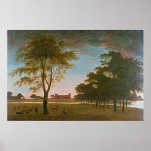 Osterley House and Park at Evening Poster