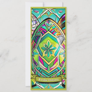 Ostermotiv farbiger Cartoon mit Ostereier 13553