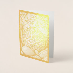 Ostermotiv monochrome Cartoon mit Ostereier 97330 Foil Card