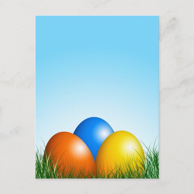 Ostern Motiv Postkarte Postcard (Front)