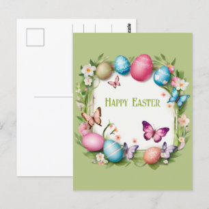 Osterrahmen: Frohe Ostern -  Postcard
