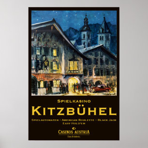 " Österreich: 1938/heute Tirol - Casino Kitzbühel Poster
