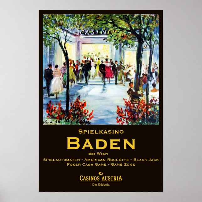 " Österreich: 2021/heute Wien - Casino Baden Poster (Front)