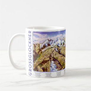 " Österreich: 2025/heute - Großglockner Panorama  Coffee Mug