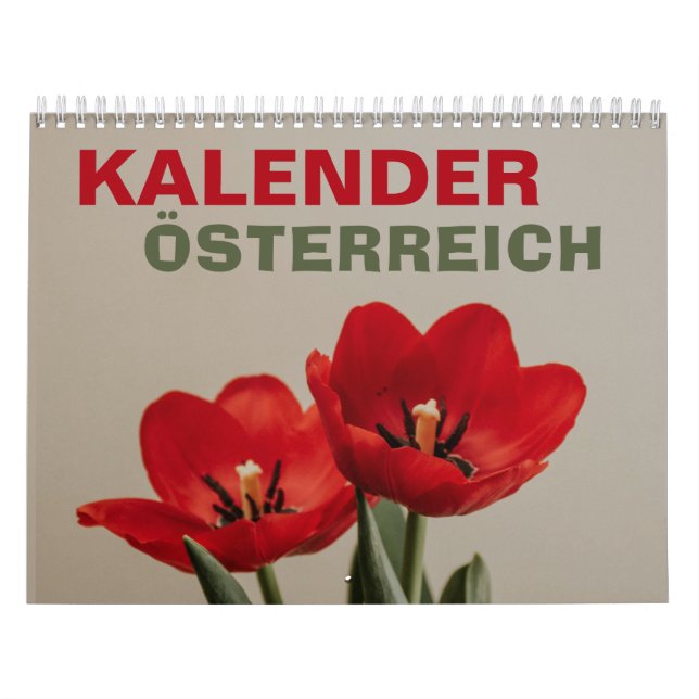 Österreich Kalender mit Feiertagen | Austria 2026 Calendar (Cover)
