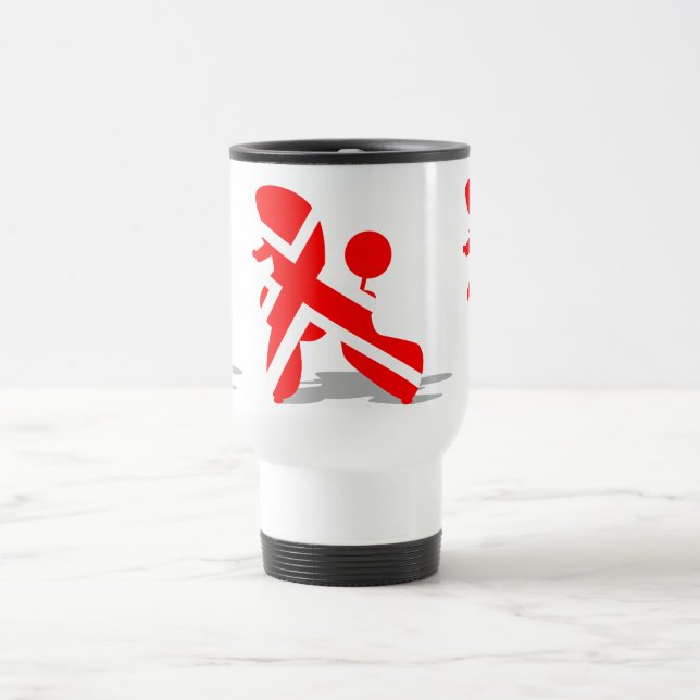 Österreich Pudel Travel Mug (Center)
