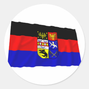 Ostfriesland Flag Classic Round Sticker