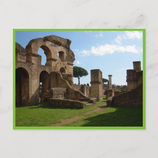 Ostia Antica (House of Charioteers), Rome Postcard (Front)