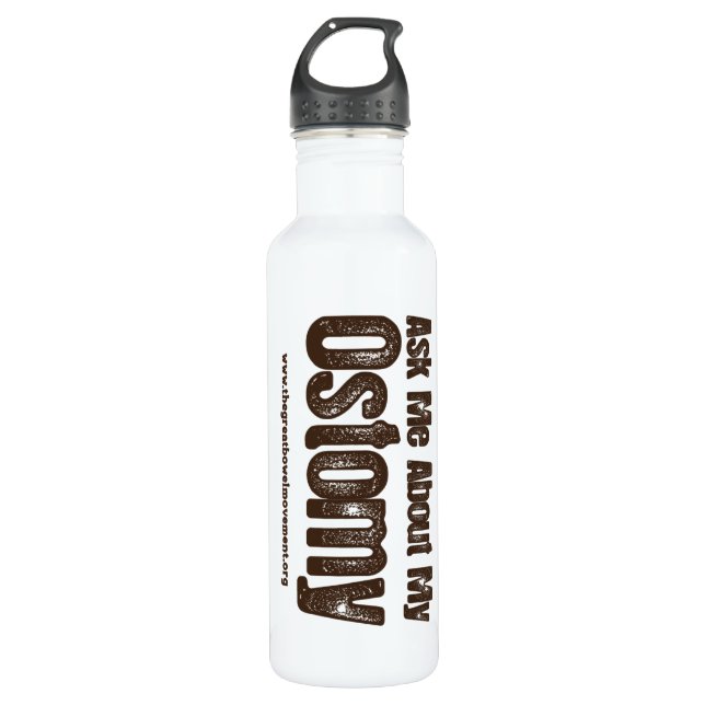 Ostomy 710 Ml Water Bottle (Front)