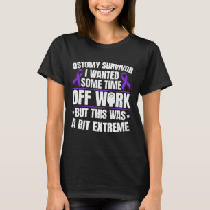 Ostomy Surgery Recovery Funny Ostomy Warrior T-Shirt