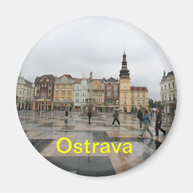 Ostrava fridge magnet (Front)